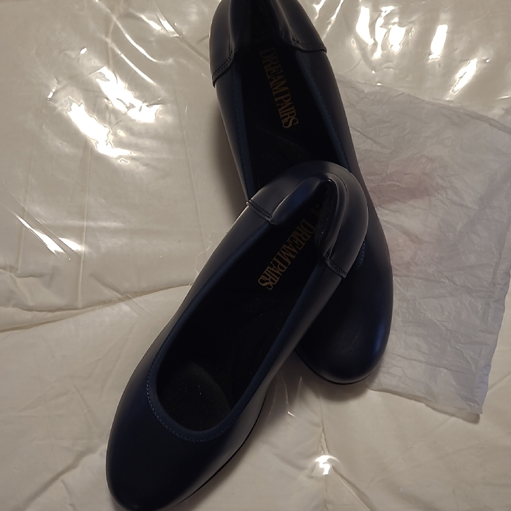 Dream Pairs Memory Foam Insole Pumps - Navy - Size 6
